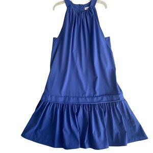 Calvin Klein Periwinkle Blue Sleeveless Mock Neck Dress Size 8